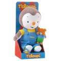 Jemini Peluche Tchoupi avec Ourson - 30 cm